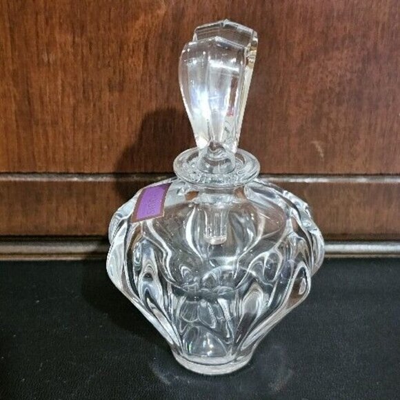 Waterford Sweet Memory Perfume Bottle 4.5" Marquis Crystal heart romantic chic - Picture 3 of 5